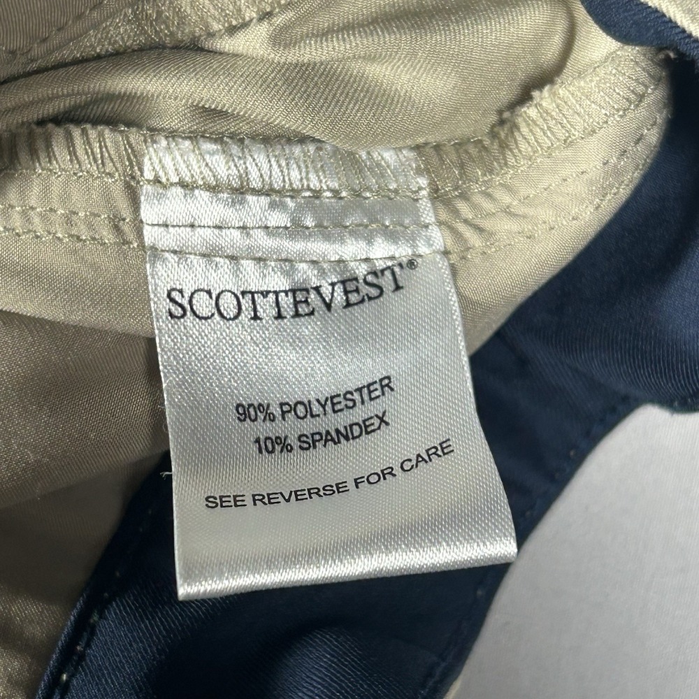Scottevest Action Adventure Shorts Mens 42 Khaki Cargo Travel Hiking 17 Pocket - Picture 4 of 9